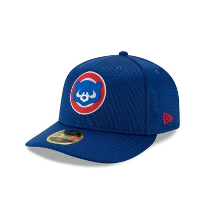 Sapca New Era Chicago Cubs MLB Clubhouse Collection Low Profile 59FIFTY Fitted - Albastri